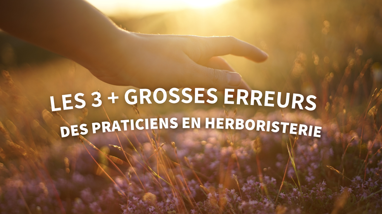 Les 3 plus grosses erreurs des praticien.nes en herboristerie